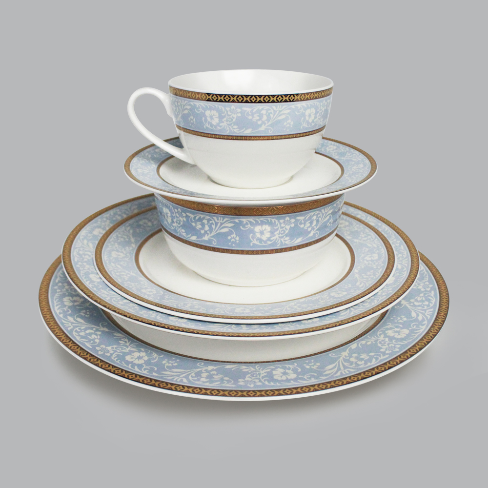 Duchess ชุดจานดินเนอร์ เซ็ท 6 ชิ้น รุ่น DS300A - Premium Romantic Blue Duchess ชุดจานดินเนอร์ เซ็ท 6 ชิ้น รุ่น DS300A - Premium Romantic Blue