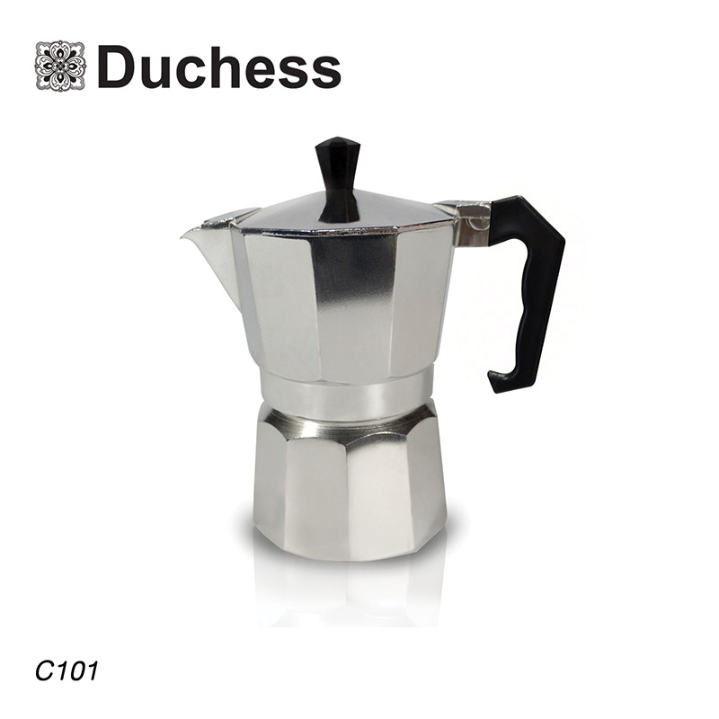 Duchess C101 - หม้อต้มกาแฟอลูมิเนียม Espresso ขนาด 350 ml. Duchess C101 - หม้อต้มกาแฟอลูมิเนียม Espresso ขนาด 350 ml.