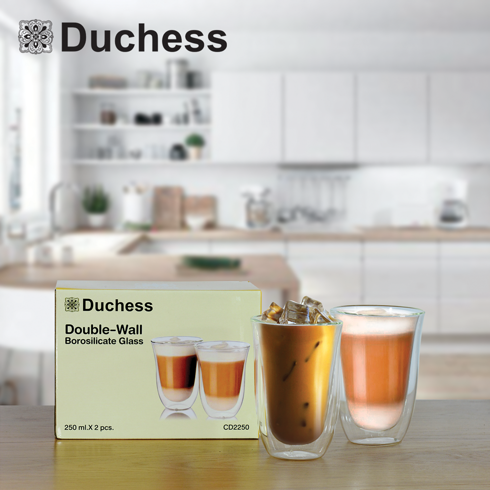 Duchess CD2250 - แก้ว 2 ชั้น - เก็บความร้อน/เย็น ขนาด 250 ml. Duchess CD2250 - แก้ว 2 ชั้น - เก็บความร้อน/เย็น ขนาด 250 ml.