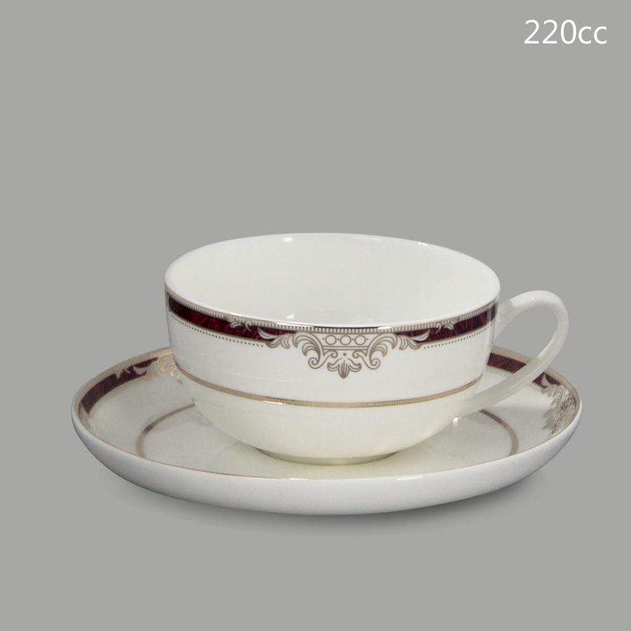 Duchess ชุดจานดินเนอร์ เซ็ท 24 ชิ้น รุ่น DB4362 - Fine China Classic Red Duchess ชุดจานดินเนอร์ เซ็ท 24 ชิ้น รุ่น DB4362 - Fine China Classic Red